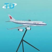 Modèle d'avion de passagers B747-400 à grande échelle en résine Tongde de 120 cm avec logo personnalisable, objet de collection certifié