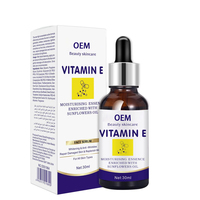 Sérum liquide à la vitamine E biologique OEM/ODM 30 ml, hydratant anti-âge pour le visage, éclaircissant pour les soins du visage