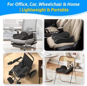 Coussins de siège ergonomiques en mousse à mémoire de forme en forme de U pour chaise de bureau, espaces de cuisine extérieurs, décoration intérieure et méditation - Product Image 5