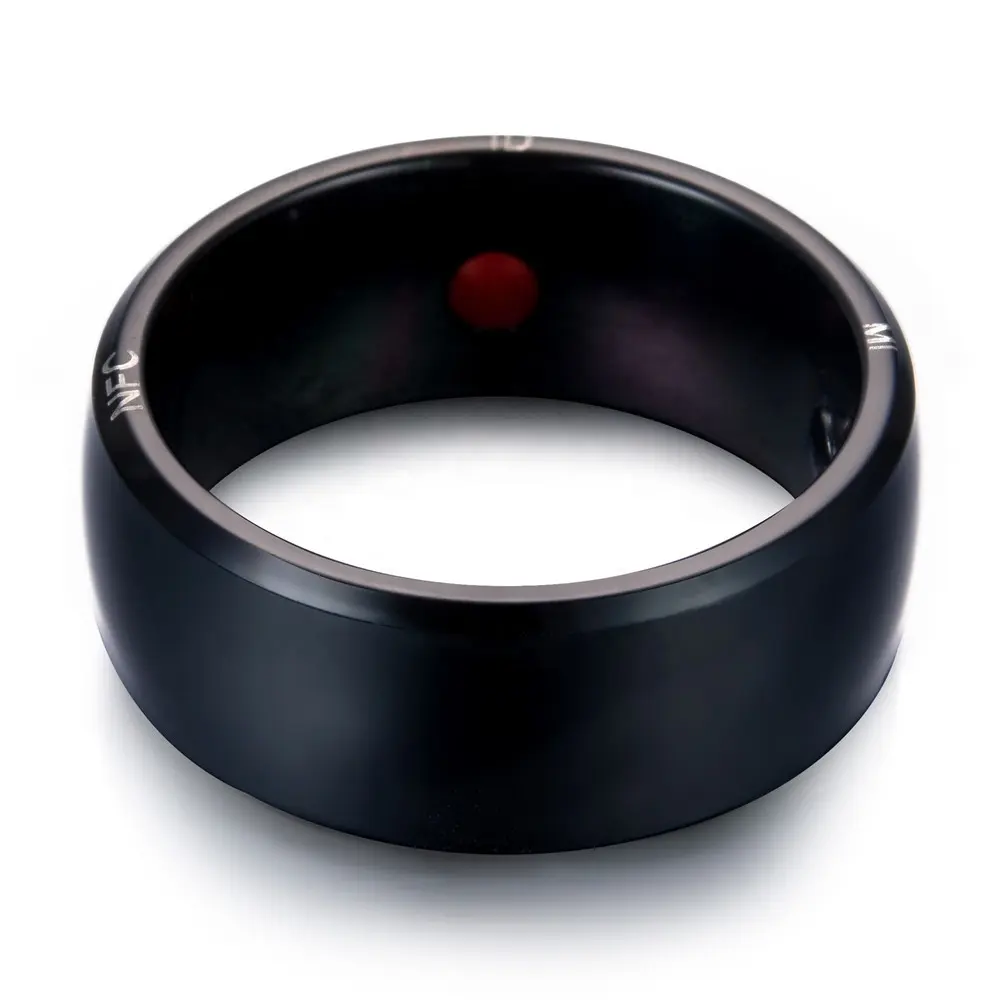 2021 New stainless steel men smart nfc wearable technology rings jewelry women Chip magic sensor knuckle ring door bell