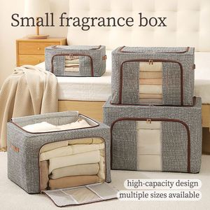 Oxford Fabric Foldable Clothes Organizer Wardrobe Storage Box for Living Room Home Dormitory - Product Image 1