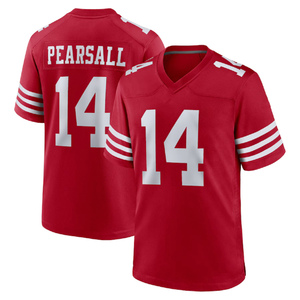 Rosso da uomo 23 Christian McCaffrey 1 Deebo Samuel Sr 11 Brandon Aiyuk 14 <span class=keywords><strong>Ricky</strong></span> Pearsall America maglia da calcio cucita - Product Image 4