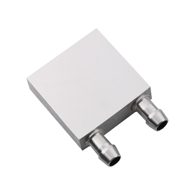 Wellentech 40*40*12mm Aluminum Water Cooling Block CPU Radiator with Surface Mount for Computer Cooling System
