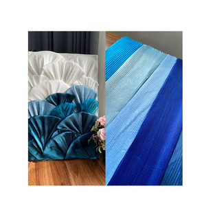 Fondo de tela plisada tela antiarrugas estudio creativo telón de fondo tela 100 poliéster <span class=keywords><strong>Photoshop</strong></span> telón de fondo plisado tul fabr - Product Image 1