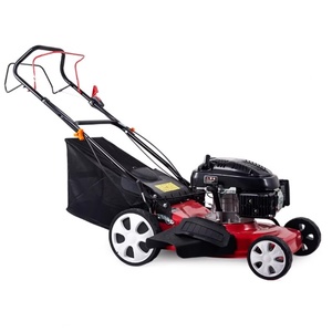 Factory Direct Price Industrial Grade Hand <b>Push</b> Gasoline Lawn <b>Mower</b> with Steel Deck Folding Handle 55L Grass Box - Product Image 2