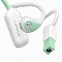 Casque intra-auriculaire avec caméra IA 8MP EIS 5.3 pour 6 IP65 ENC, indicateur de batterie LED, chargement Type-C, mains libres, vue à la troisième personne, 5-10 heures d'autonomie