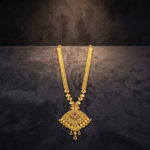 Wholesale 14K 18K 24K Micro Gold Plated Traditional Floral Design Jewelry Set, Fashion <b>Necklaces</b>, Gold Forming <b>Long</b> Jewelry Set. - Product Image 2
