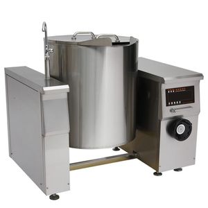 <span class=keywords><strong>Marmite</strong></span> de cuisson industrielle grande capacité en acier inoxydable avec agitateur 50-500L – Machine de cuisson et de mélange automatique - Product Image 2
