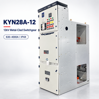 Appareillage de commutation moyenne tension à boîtier métallique extractible KYN28A-12 12kV 630A-4000A IP4X pour la distribution d'énergie en poste de transformation