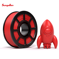 Filamen Estetis Sungallon PETG Kecepatan Tinggi Diameter 1.75mm 230-260C untuk Printer 3D BambuLab Tekstur Halus yang Kuat 1kg