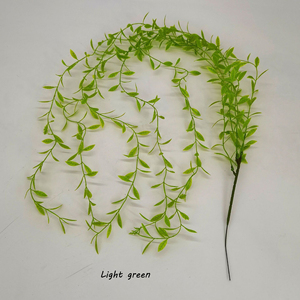 Plantas Colgantes Artificiales Hechas a Mano, Sauce Llorón de Plástico, Decoración Navideña para Pared, Hogar y Jardín - Product Image 4