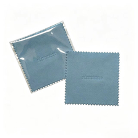 Chiffon de nettoyage et de polissage pour bijoux en microfibre anti-ternissement, idéal pour l'or et l'argent
