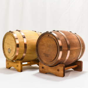 Haute qualité 1-20 litres fabriqués à la main chêne vieillissement whisky bière vin baril en bois pour le vin - Product Image 4