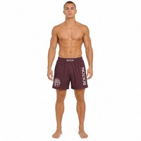 Shorts de grappling BJJ personnalisés pour hommes, taille élastique, shorts de combat MMA pour entraînement sans équipement