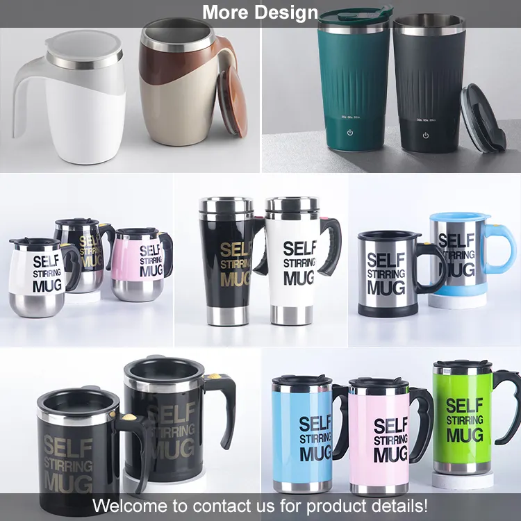 450ml Creative Magnetic Stirring Cup Magnetized Water Cup 304 Stainless  Steel Automatic Mixing Mug Electric Lazy Coffee Cup - China Electric Mixing  Cup and Coffee Mug price
