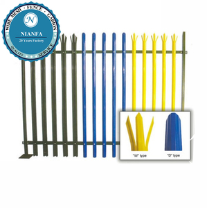 Clôture industrielle en fer forgé haute sécurité, barrière de <span class=keywords><strong>balcon</strong></span> en acier, hauteur 1,8 m/6 pi, pour chantier extérieur - Product Image 2