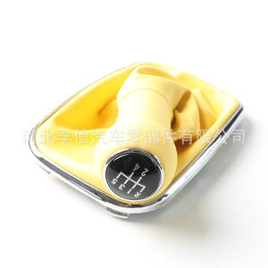 ปลอกหุ้มหัวเกียร์หนังสำหรับรถกอล์ฟ 4 5 6 สปีด เกียร์ธรรมดา - Product Image 1
