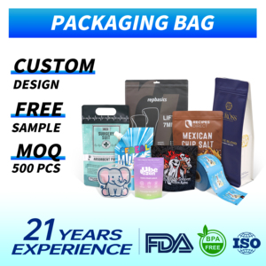 Sachet refermable imprimé, pochette souple à fond plat, finition mate douce au toucher, emballage pour aliments pour chiens, résistant à l'humidité, emballage écologique - Product Image 5