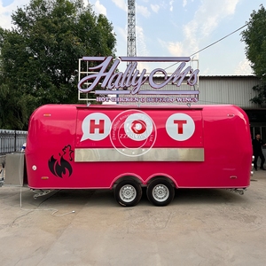 BBQ OEM Food Truck Ice Cream Food Trailer Concession Van Camping entièrement équipé à vendre - Product Image 4