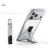 Nouveau support de téléphone portable en alliage d'aluminium, porte-clés portable, support universel multifonctionnel pour tablette et téléphone