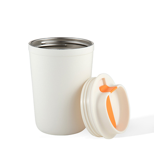ODM/OEM Design 12oz <b>Coffee</b> Mug Double Wall Vacuum Stainless Steel Insulated Mug With Button Lid Easy to Open - Product Image 6
