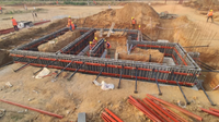 Système de coffrage modulaire pour terrasses en béton haute résistance, réutilisable, en ABS, avec installation rapide