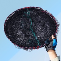 Newbility – filet de pêche pliable en Nylon, Cage à crevettes, piège à crabe, filet en fonte dia 25cm, 30cm, 33cm, 40cm, 45cm, 50cm, 60cm