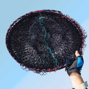 Newbility – filet de pêche pliable en Nylon, Cage à crevettes, piège à <span class=keywords><strong>crabe</strong></span>, filet en fonte dia 25cm, 30cm, 33cm, 40cm, 45cm, 50cm, 60cm - Product Image 4