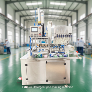 Prix usine Détergent <span class=keywords><strong>Poudre</strong></span> <span class=keywords><strong>Liquide</strong></span> Dosettes Bouchons De Perles PVA Film Supply Remplissage D'étanchéité Machine D'emballage Joint D'eau Hot Seal Prix - Product Image 1