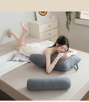 Oreiller arrière ergonomique chauffant électrique USB avec soutien lombaire ignifuge en graphène en mousse à mémoire de forme pour les maux de dos
