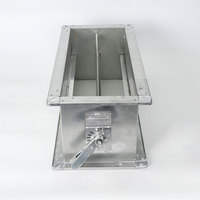 Système de ventilation de bâtiment de vente chaude divise manuellement la vanne de régulation multi-feuilles persiennes réglables amortisseur de conduit automatique