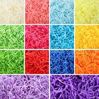 Déchets de papier, idéal pour le remplissage de boîtes cadeaux, le garnissage de paniers, la décoration de fêtes et les arrangements floraux