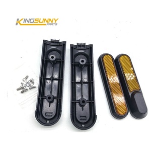 Carcasa Decorativa para Scooter Eléctrico <span class=keywords><strong>Xiaomi</strong></span> MI 4PRO, 4 Piezas, con Adhesivo Reflectante, para la Rueda Trasera, Cubierta Lateral, Pieza de Repuesto - Product Image 4