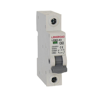Interruptor Automático Miniatura Solar de Alta Calidad 2A 3A 6A 10A 16A 20A 25A 32A 40A 50A 63A MCB con Capacidad de Ruptura de 4500A 1P 2P 3P 4P