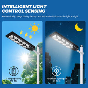 NanDe Smart controllo del tempo automatico 300w 500w 700w 900w all'aperto tutto in uno pannello solare a LED lampione - Product Image 3