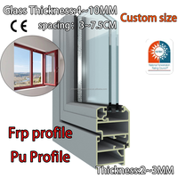 Proveedor de Perfiles de Extrusión de Fibra de Vidrio FRP GRP Resistentes a la Intemperie con Servicio OEM para Ventanas de PU, para Obras de Ingeniería Comercial