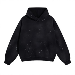 Sweat-shirt à capuche en molleton pour homme, coupe classique, vert uni, décontracté, doublé, tricoté, 100% coton, respirant, vêtements d'hiver - Product Image 6