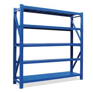 경량 스틸 선반 장치 차고용 조정 가능한 금속 스토리지 랙 홈 정리 공간 절약 선반 - Product Image 2