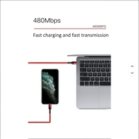 Kabel Data PD 3A/5A USB Tipe C, kabel pengisian daya Cepat 60W kawat nilon tembaga murni untuk ponsel, Printer komputer, IOS