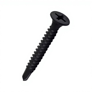 Tornillo Autoperforante de Acero Zincado Métrico M6 con Arandela y Punta Afilada para Perforación - Product Image 2