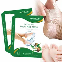 ถุงเท้าให้ความชุ่มชื้นและขัดผิว,ฉลากส่วนตัวลาเวนเดอร์ลอกเท้าหน้ากากดูแลผิวสำหรับเด็กทารก