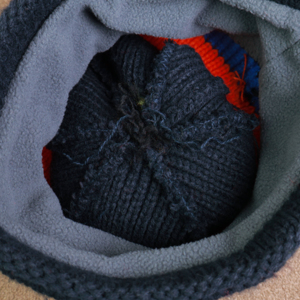 Bonnet d'hiver tricoté pour enfants, personnalisé, coloré, à rayures arc-en-ciel, chaud, avec pompon, vente en gros - Product Image 6