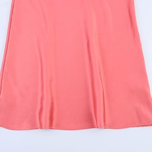 MYST & ZA-Robe <span class=keywords><strong>midi</strong></span> élégante texturée en satin sans manches, col empilé, nouveauté été 2025, 1165062 - Product Image 4