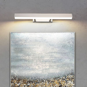 Lámpara de Pared Cromada Minimalista Escandinava, Lámpara para Espejo de Baño, Iluminación Frontal para Espejo, Iluminación para Tocador, Luces para Cuadros de Hotel - Product Image 2