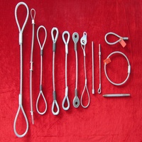 Sangle en câble métallique à verrouillage sans fin - Double manchon en aluminium galvanisé