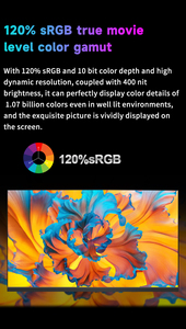 จอมอนิเตอร์อัลตร้า27 32นิ้ว4K 1080P 120% sRGB จอ LCD คอมพิวเตอร์75/165/240Hz 1ms บอร์ดเกม LED 27นิ้วจอ LCD 32นิ้ว - Product Image 3