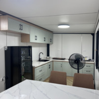 Maison conteneur résidentielle extensible de 40 pieds, plan de 3 chambres, salle de bain complète, cuisine, norme australienne, préfabriquée modulaire personnalisée