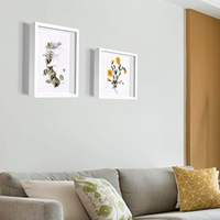 Noir Blanc Noyer A4 Décoration Art Photo Cadre Photo Deep 3D Shadow Box Plexiglas MDF 8x8 8x10 10x10 16x16 Pouces Verre