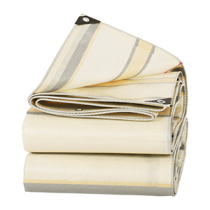 Shengde Tarpaulin PE Canvas Stripe Waterproof Rainproof For Truck Large Vehicle Cover - Product Image 5