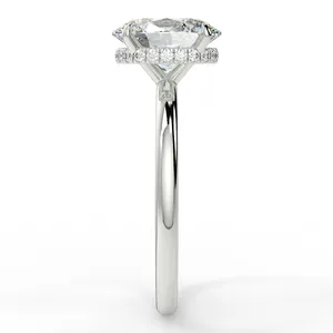 18K 14K Platinum D Color Moissanite Ring Engagement ring 1.5 carat princess cut engagement rings